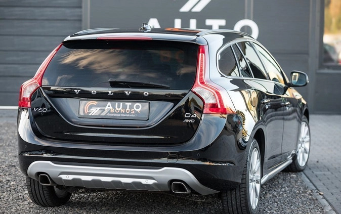 Volvo V60 cena 45900 przebieg: 204000, rok produkcji 2013 z Czarne małe 191